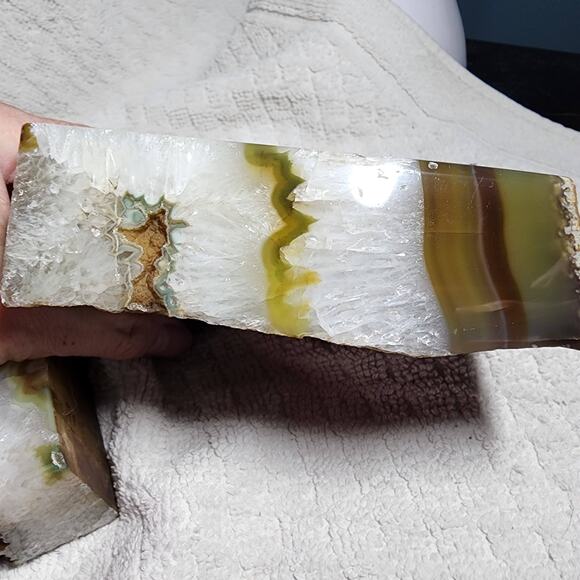 Natural QUARTZ Polished Book Ends - Picture 8 of 10